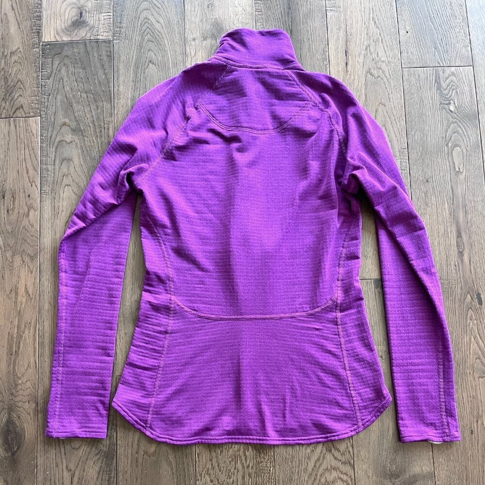 Patagonia Capilene 4 Expedition Weight 1/2 Zip Pullover Purple Size S - Picture 3 of 3